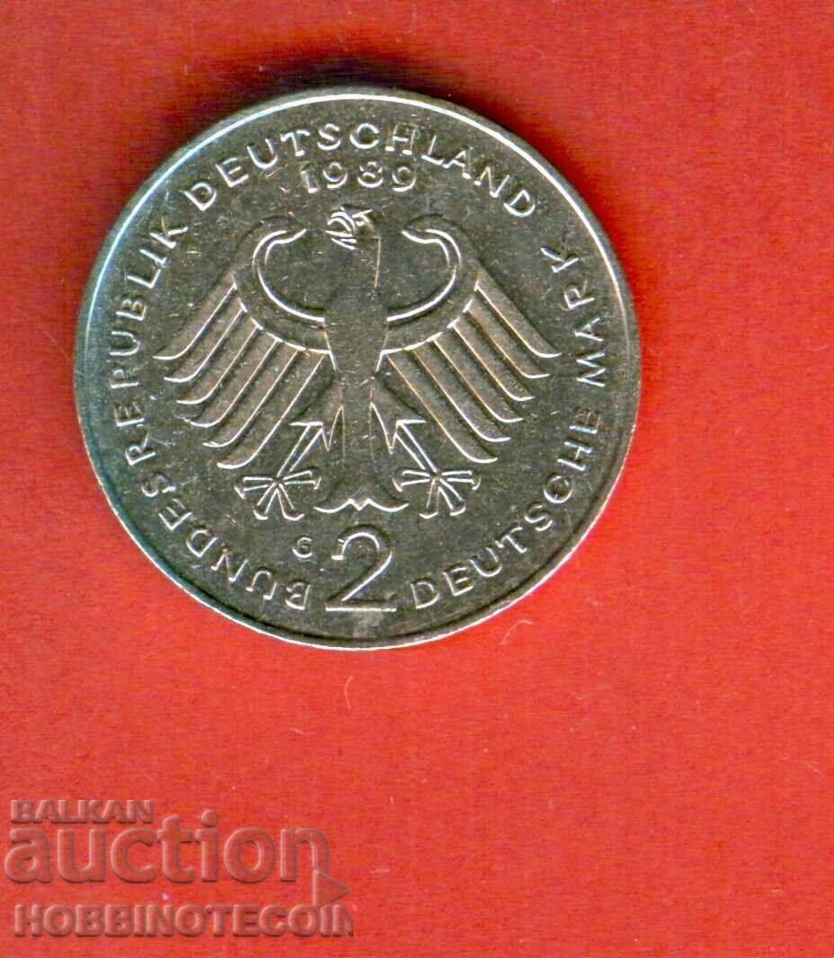 GERMANIA GERMANIA 2 Emisiune de timbre - emisiune 1989 G 1949 1979 BU