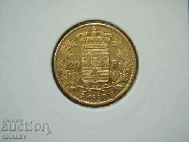 Auction 20 Francs 1830 W France - AU (Gold) Auction 20 Francs 1830 W France - AU (Gold)