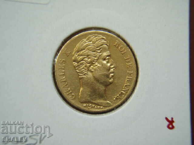 20 Francs 1830 W France - AU (Gold) - 7 20 Francs 1830 W France - AU (Gold) - 7