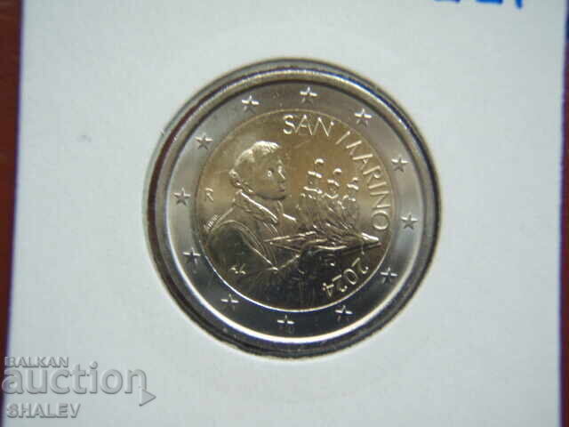 2 Euro 2024 San Marino - Unc 2 Euro 2024 San Marino - Unc