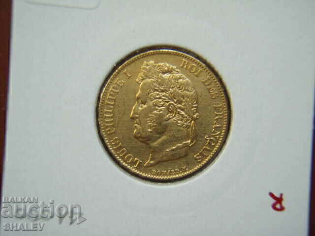 20 Francs 1834 W France - AU (Gold) - 5 20 Francs 1834 W France - AU (Gold) - 5