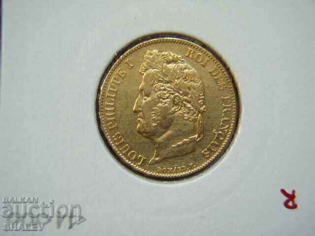 20 franci 1834 W Franța - AU (aur) - 6