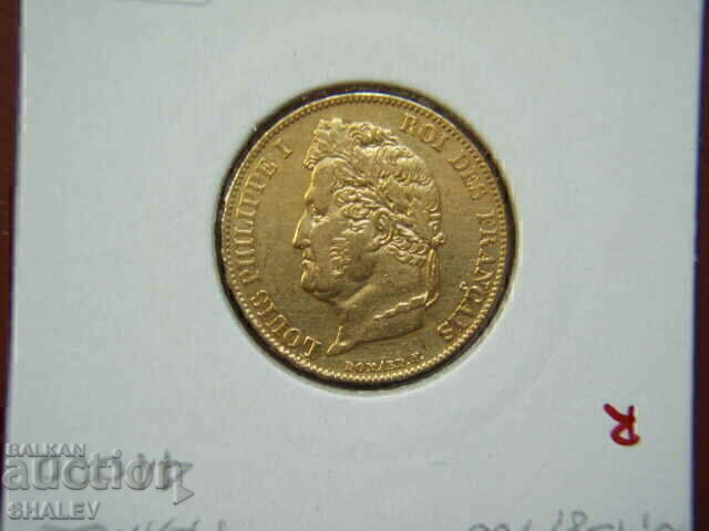 20 franci 1834 W Franța - AU (aur) - 7