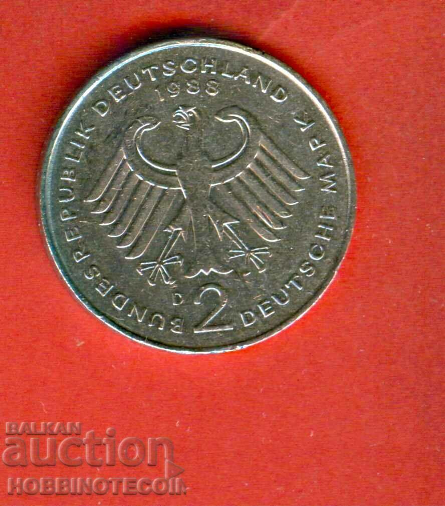 GERMANIA GERMANIA 2 Emisiune de timbre - emisiune 1988 D 1949 1979 BU