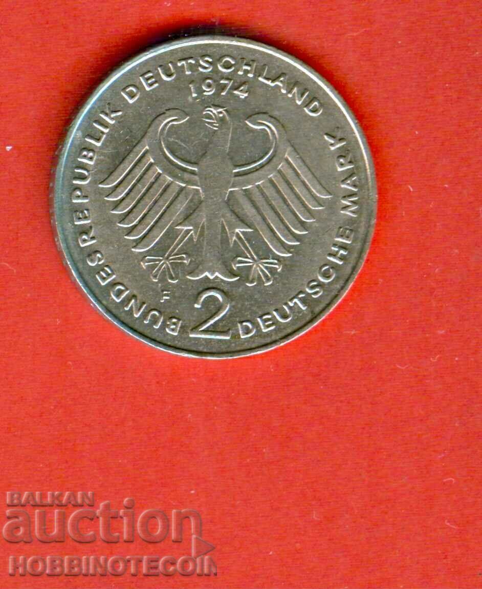 GERMANIA GERMANIA 2 Emisiune de timbre - emisiune 1974 F 1949 1969 BU