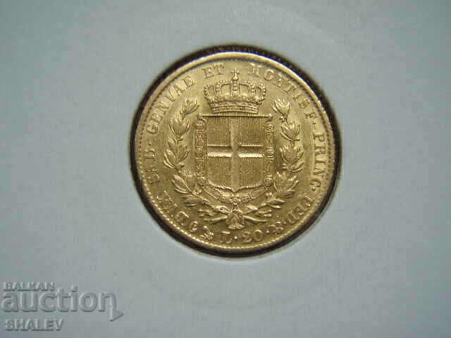 Auction 20 Lire 1836 Sardinia / Italy - XF/AU (gold) Auction 20 Lire 1836 Sardinia / Italy - XF/AU (gold)