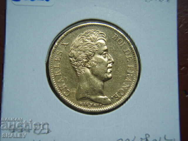 40 de franci 1828 А Franța (Franța) /2/ - XF/AU (aur) - 6 40 de franci 1828 А Franța (Franța) /2/ - XF/AU (aur) - 6