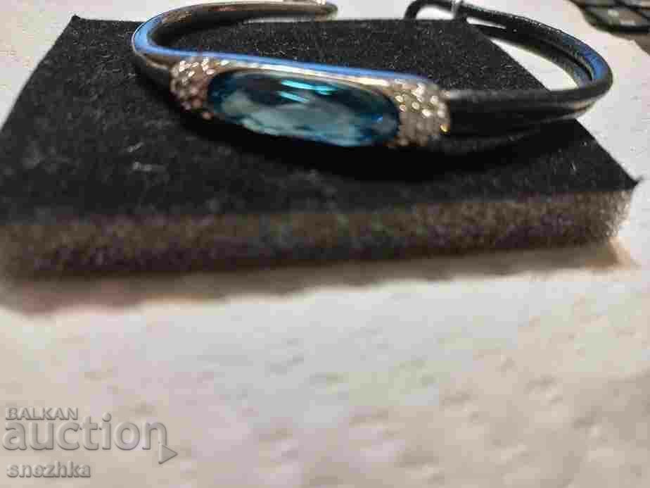 Jewelry - bracelet - metal, leather, stone with price € 10.23 | 20.01 BGN