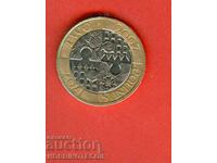 ENGLAND GREAT BRITAIN 2 £ POUND issue issue 2007 BIMETAL