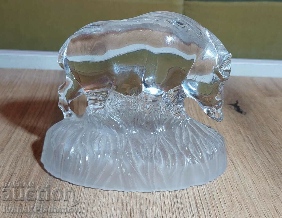 Glass figure for collectors