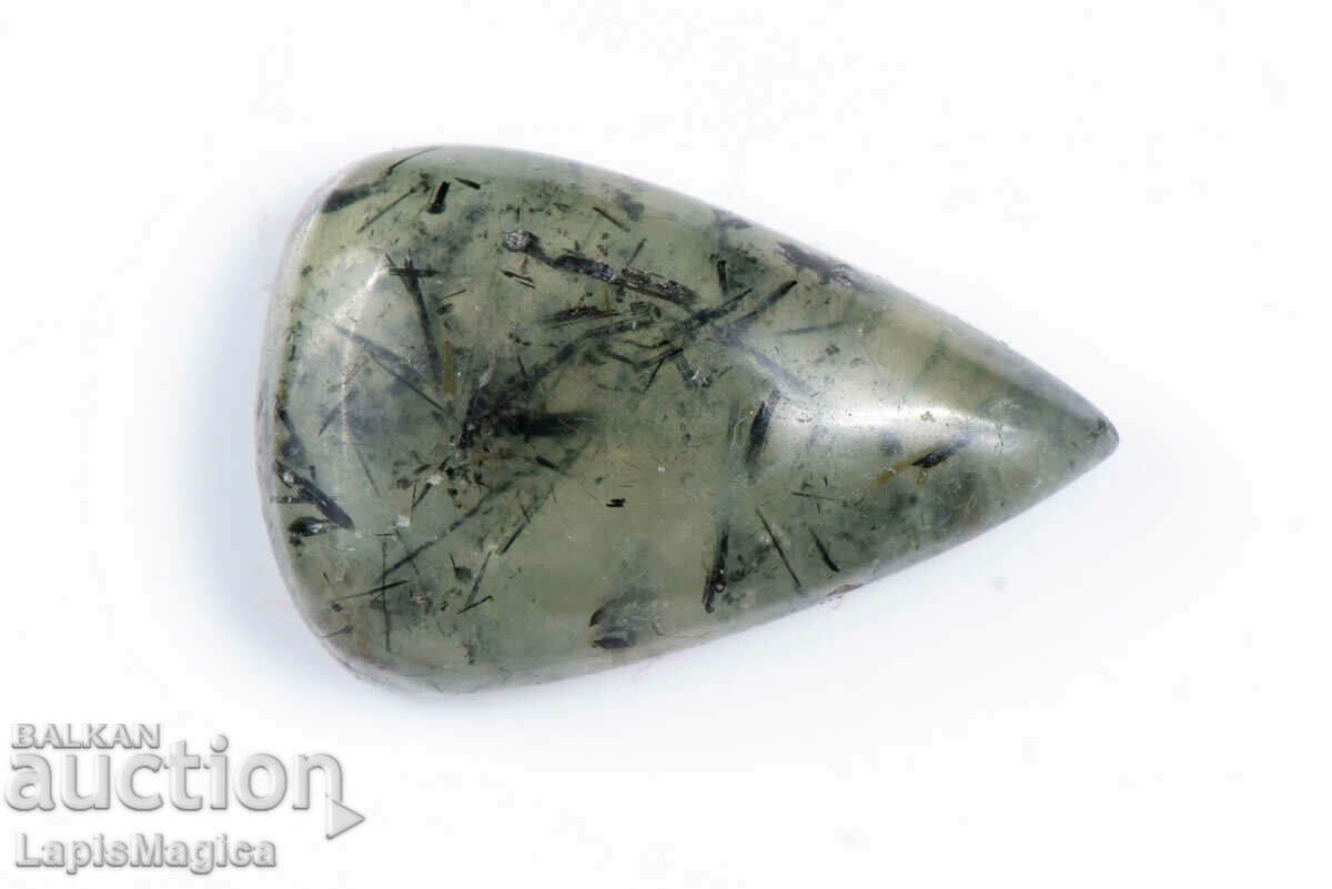 Prenite 32ct drop cabochon #10