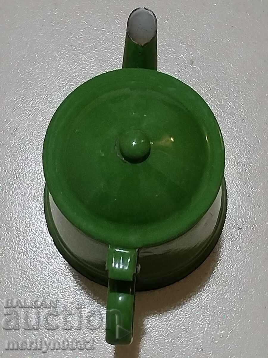 Enameled teapot from sotsa vessel with enamel kana cezve - 7 Enameled teapot from sotsa vessel with enamel kana cezve - 7