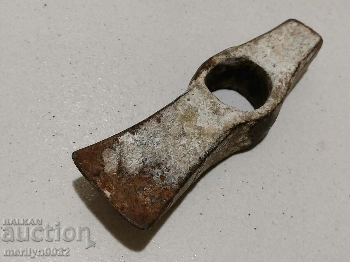 Delivery of Old Bulgarian carpenter's hammer tool blade forged iron Delivery of Old Bulgarian carpenter's hammer tool blade forged iron