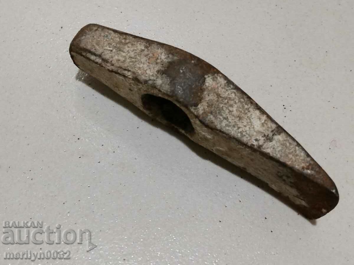 Old Bulgarian carpenter's hammer tool blade forged iron - 5 Old Bulgarian carpenter's hammer tool blade forged iron - 5
