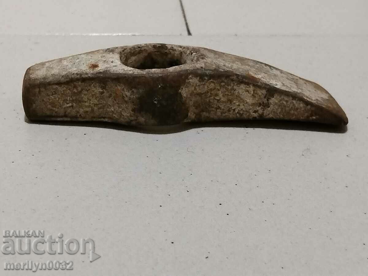 Old Bulgarian carpenter's hammer tool blade forged iron - 6 Old Bulgarian carpenter's hammer tool blade forged iron - 6