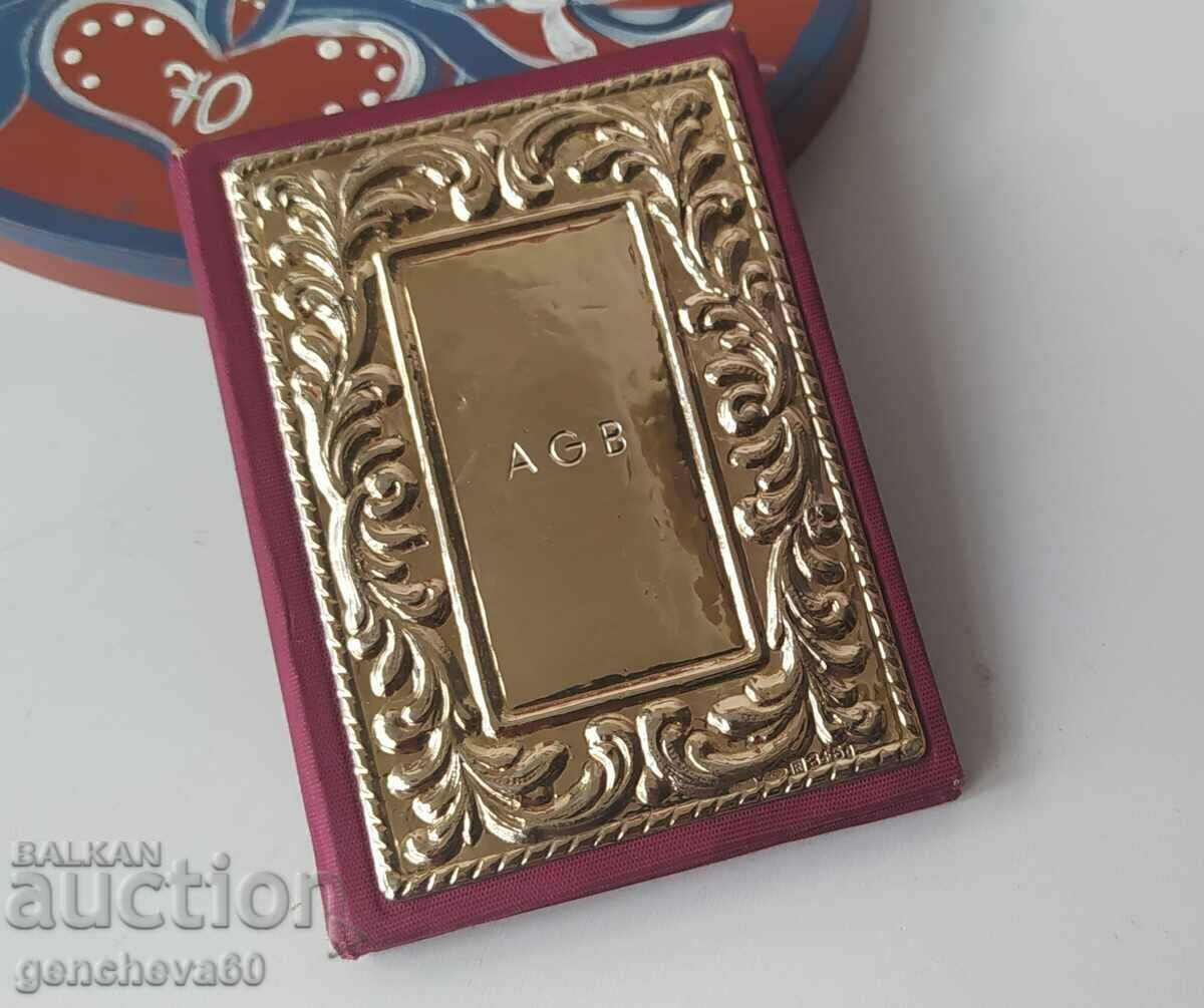 A rare find from SOCA - a silver notebook