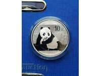 Silver coin "Chinese Panda", 1oz, 2015