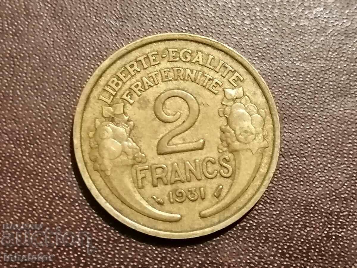 1931 2 franci