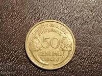 1941 year 50 centimes