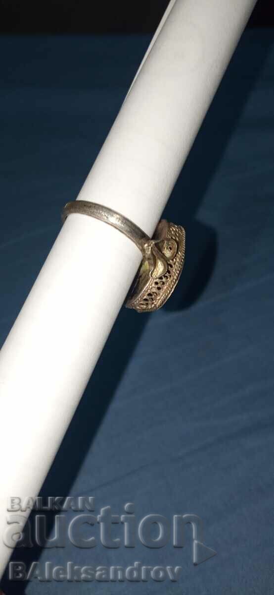 Old filigree ladies ring - 5 Old filigree ladies ring - 5