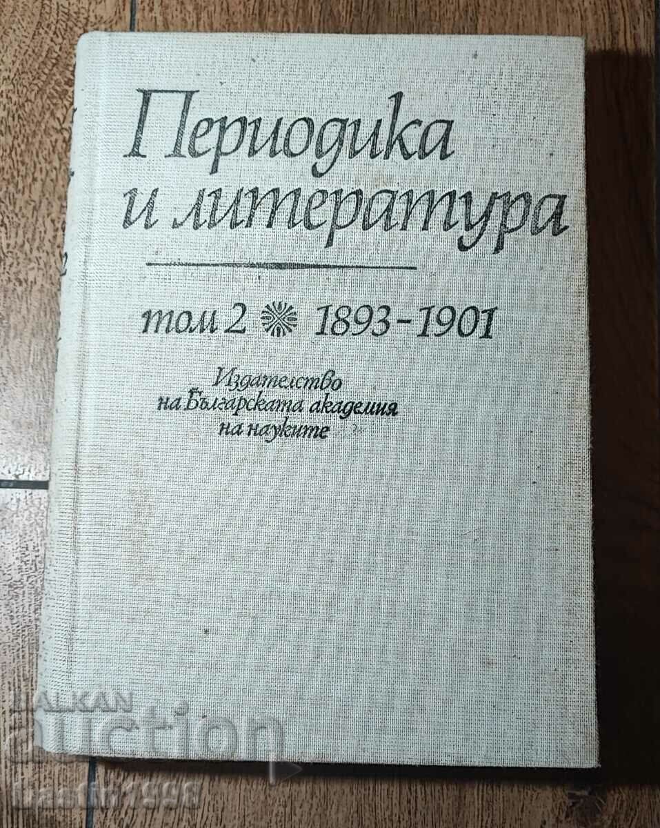 CARTE PERIODICE ŞI LITERATURĂ VOLUM 2 1893-1901.