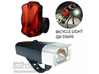 Headlight and brake set for bicycle wheel