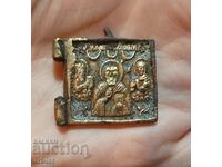 Award soldier bronze icon of St. Nicholas the Wonderworker