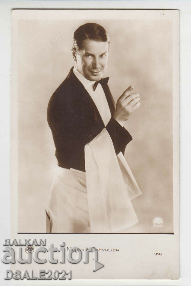 old Postcard actor MAURICE CHEVALIER /25990