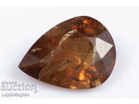 Orange sapphire 1.85ct untreated drop cut