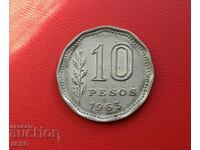 Argentina-10 pesos 1963