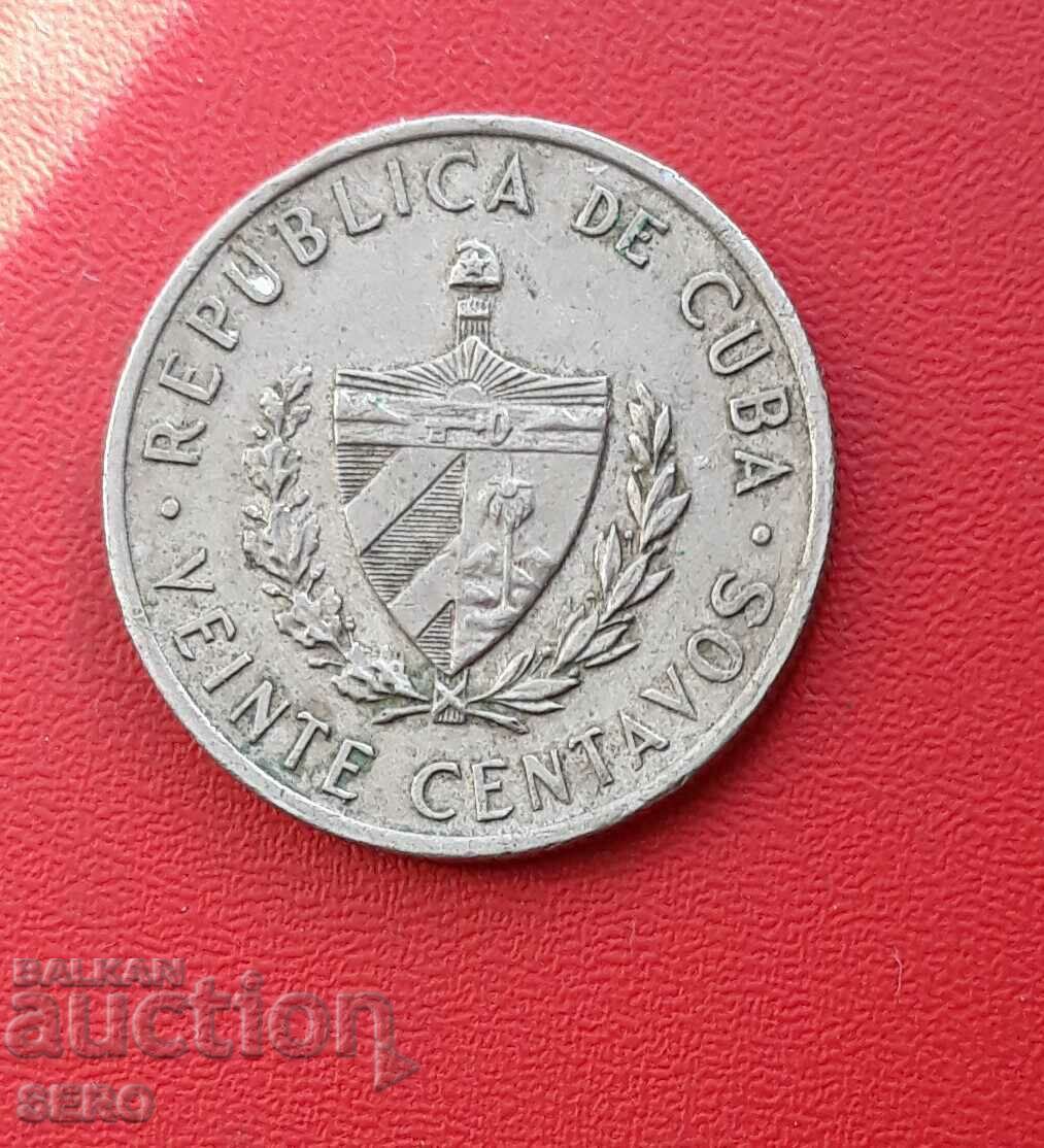 Cuba-20 centavos 1968