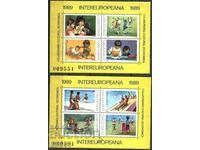 Clear Blocks Europe Children 1989 from Romania