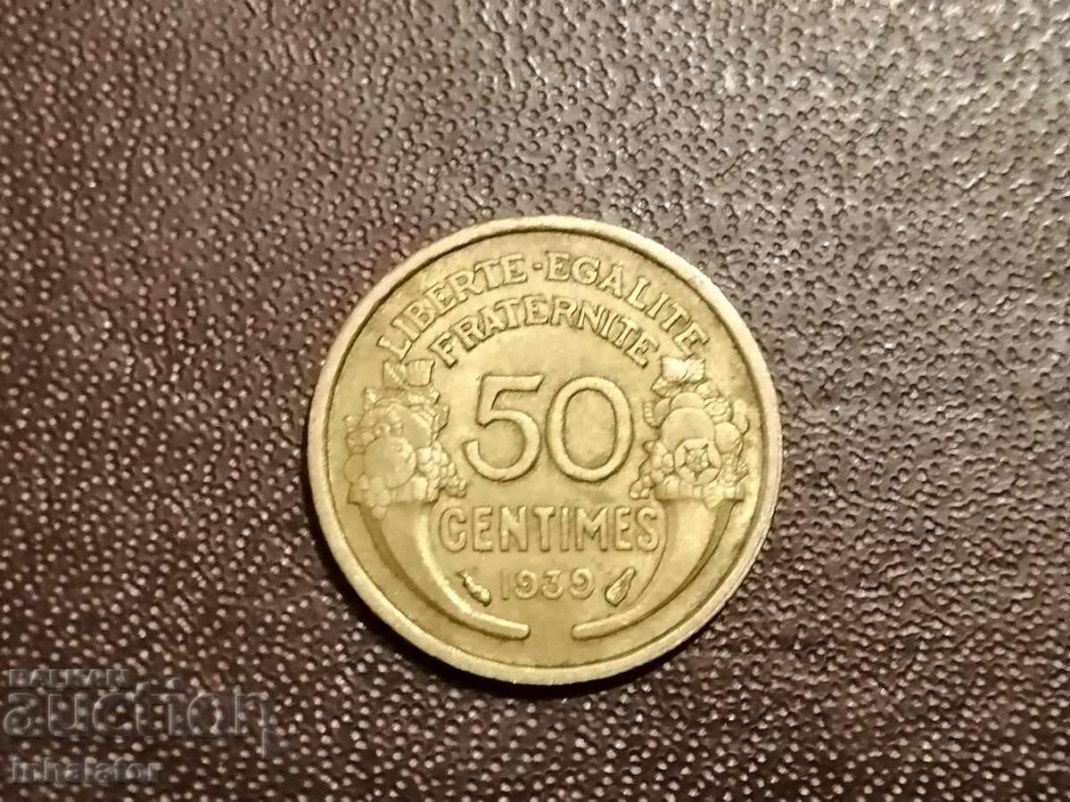 1939 50 de centimi