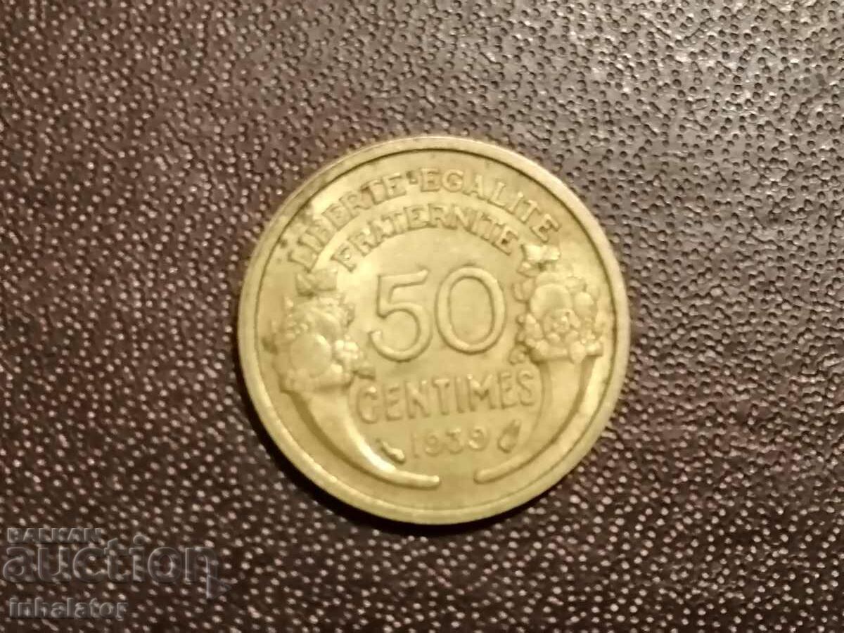 1939 50 centimes