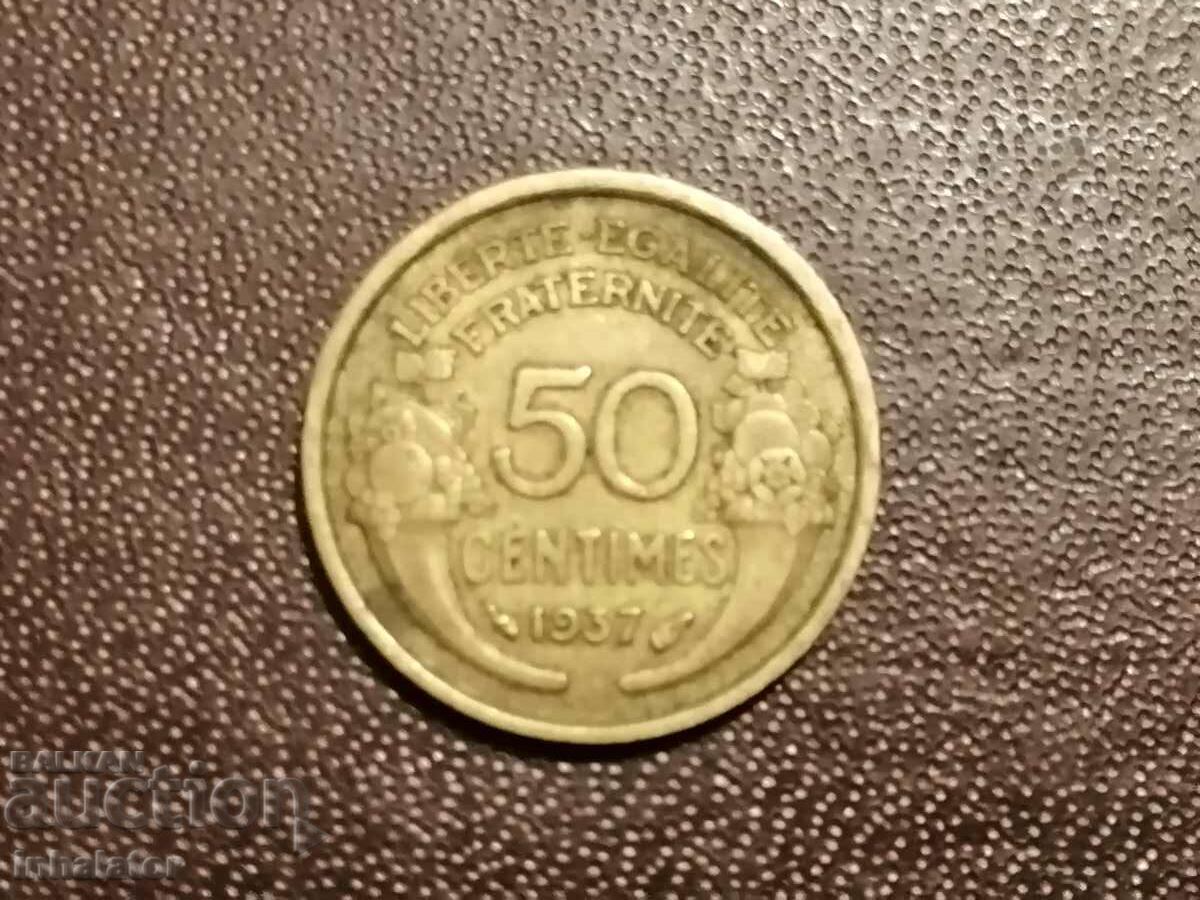 1937 50 centimes