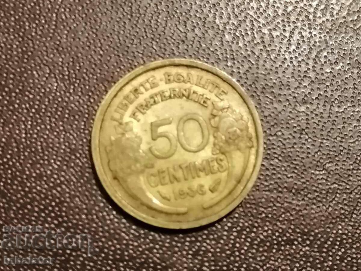 1936 50 centimes