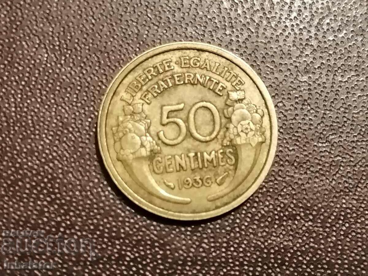 1936 50 centimes