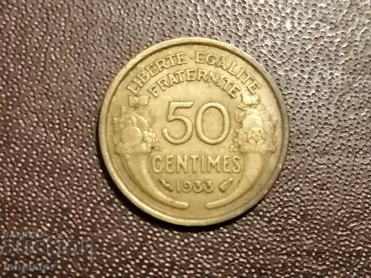 1933 50 de centimi