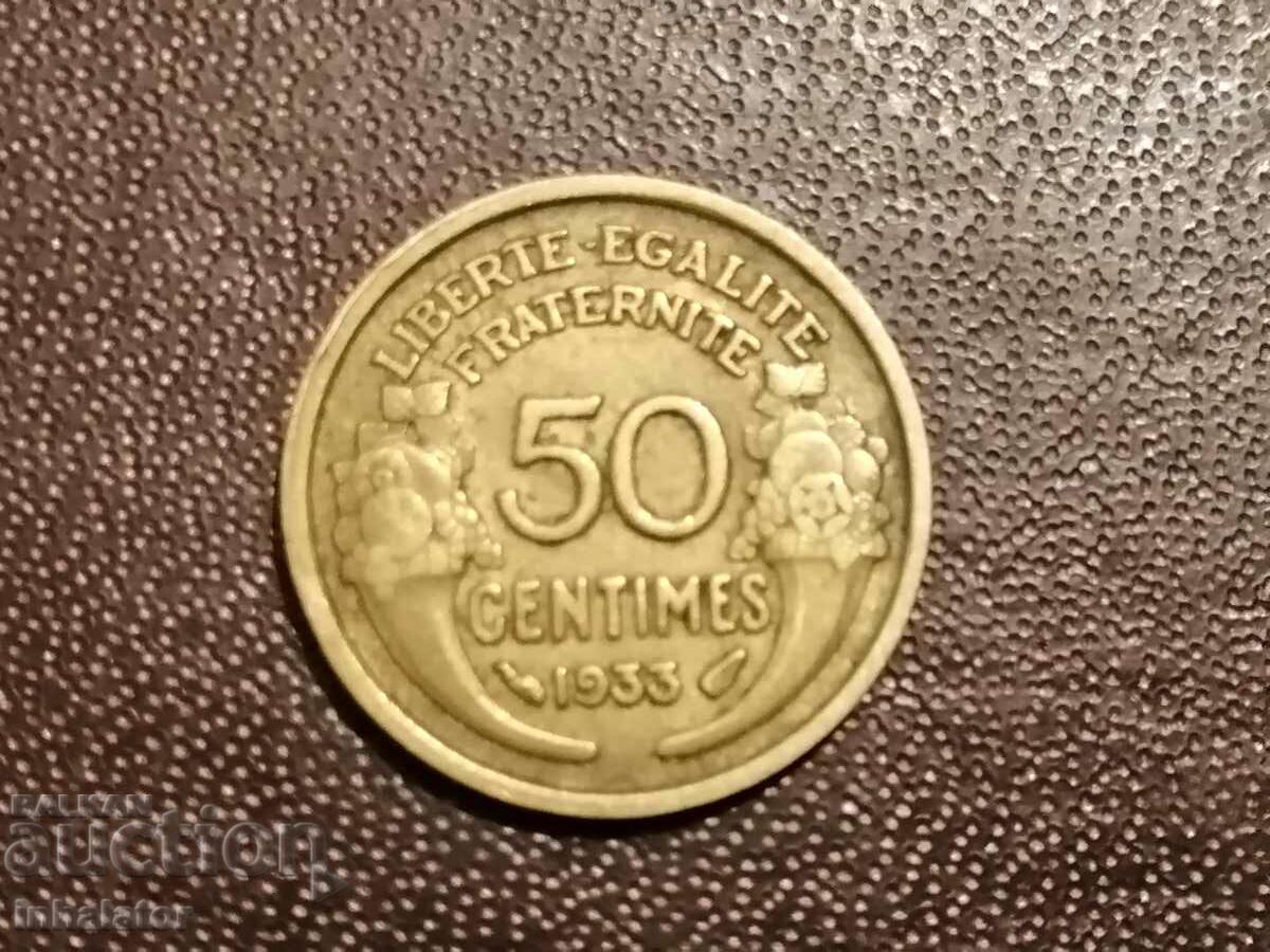 1933 50 centimes