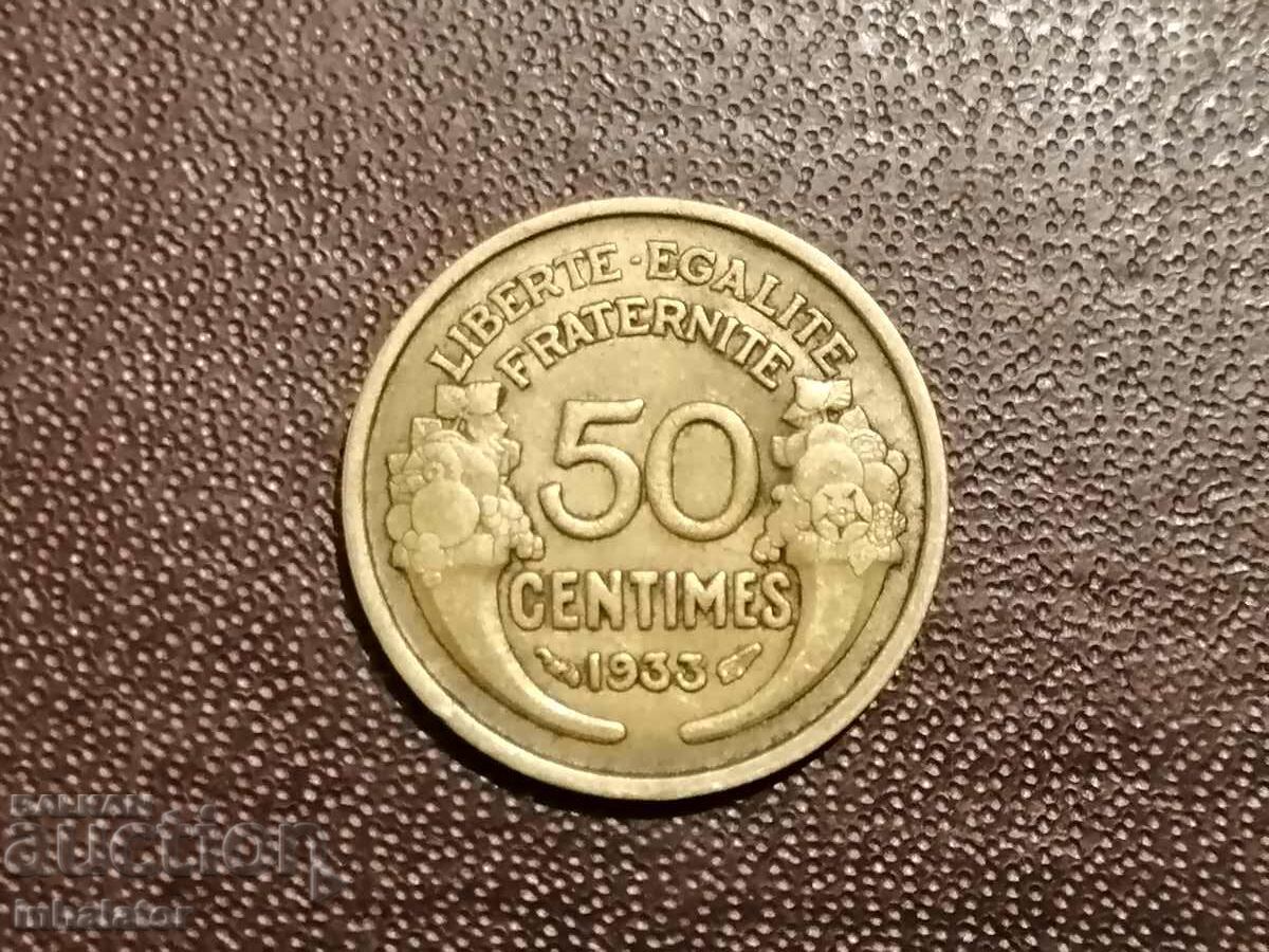 1933 50 centimes