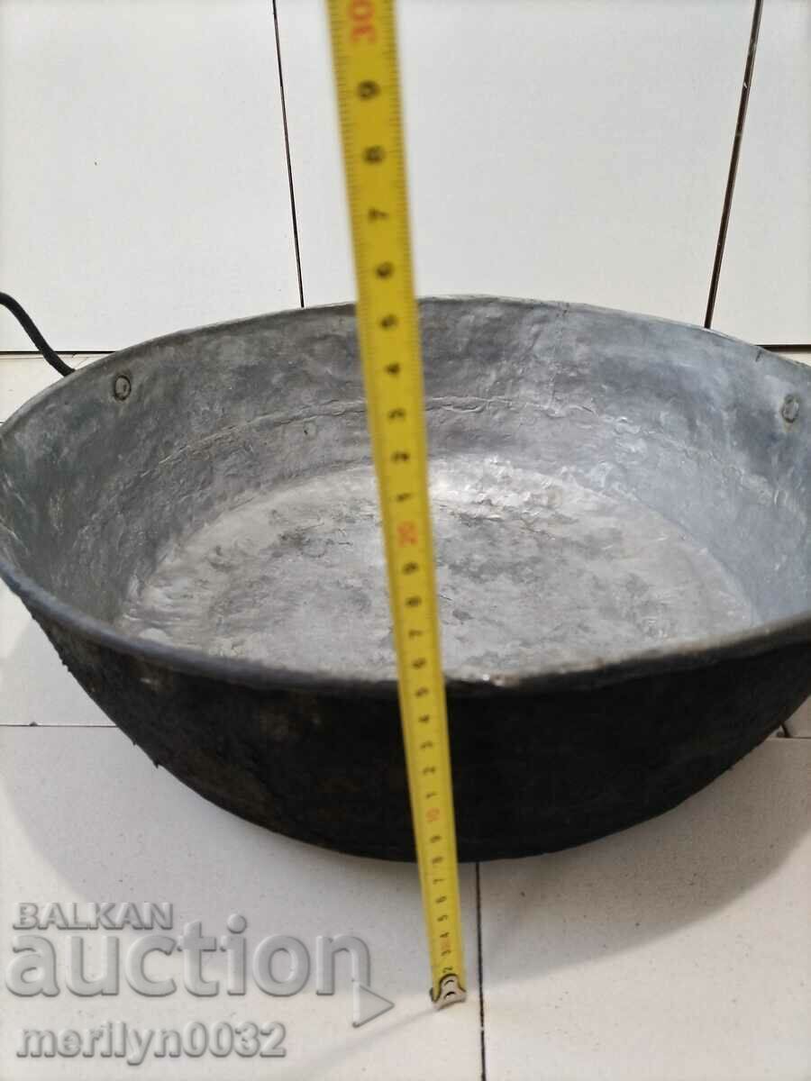 Auction Old copper tray for lutenitsa copper casserole copper vessel Auction Old copper tray for lutenitsa copper casserole copper vessel
