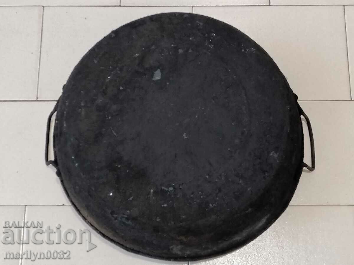 Old copper tray for lutenitsa copper casserole copper vessel - 5 Old copper tray for lutenitsa copper casserole copper vessel - 5