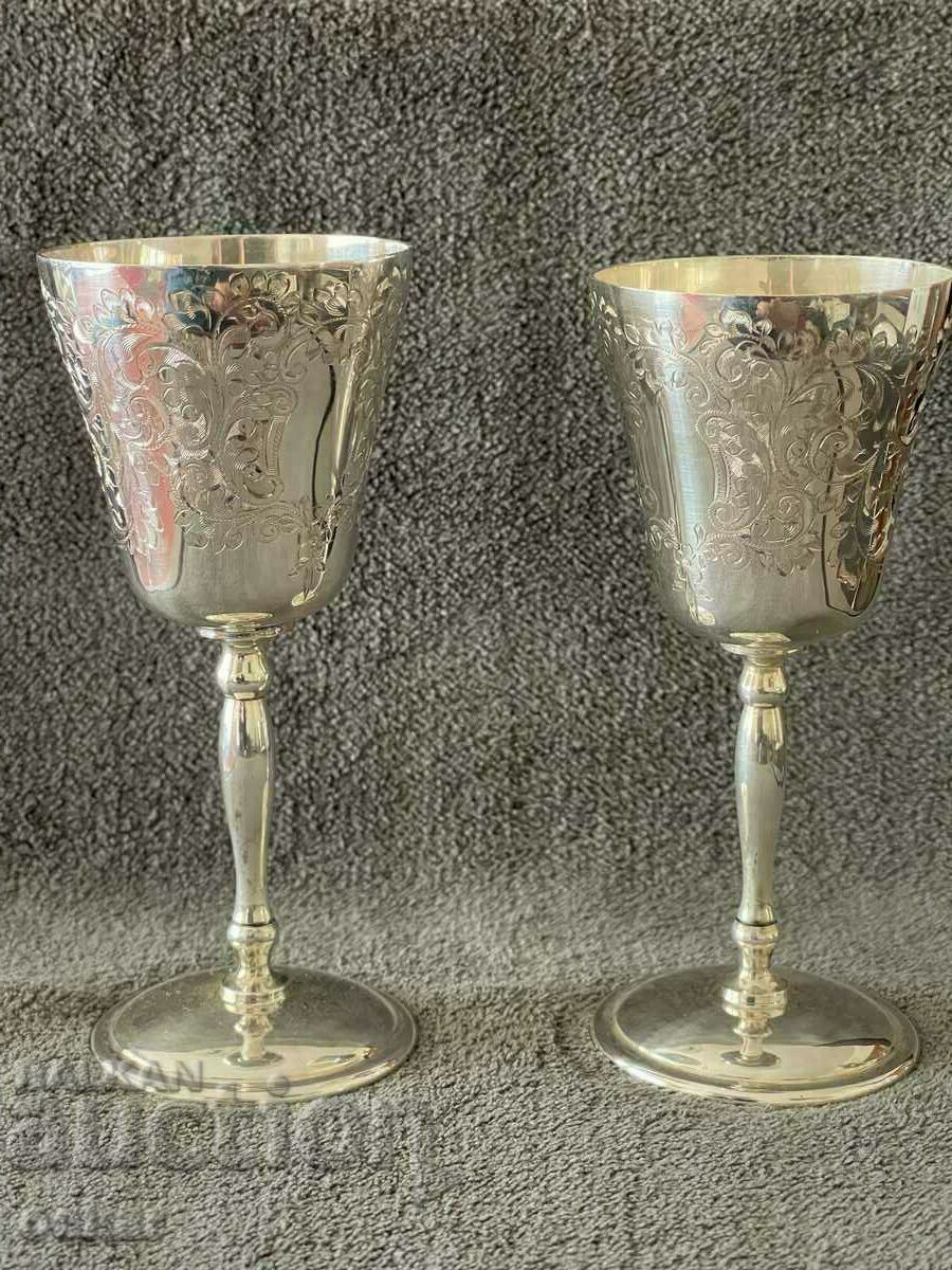 Silver cups-goblet England Birmingham Pr 925 1971