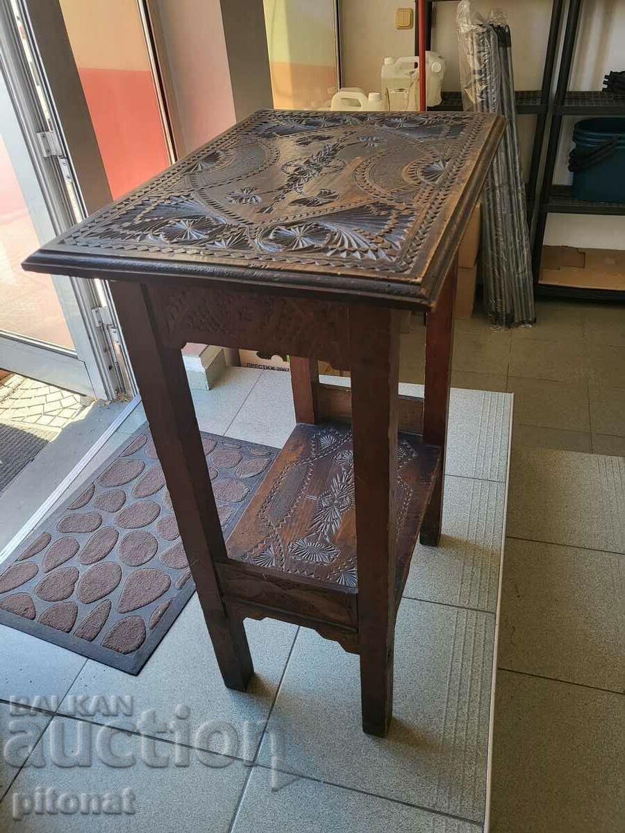 Kingdom of Bulgaria Table wood carving