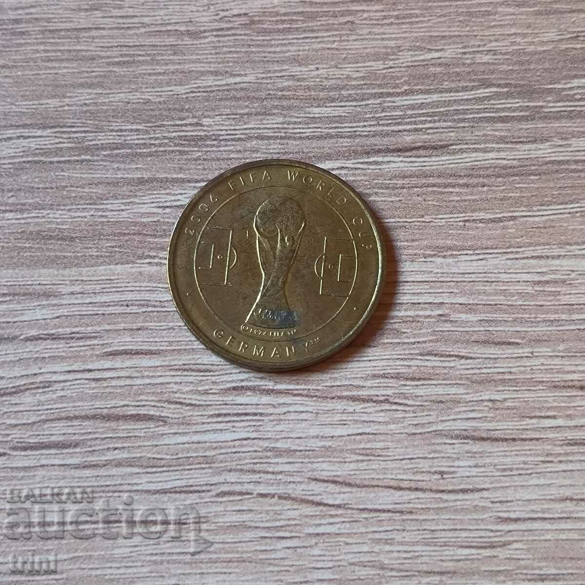 Token FIFA World Cup 2006 FR Germany with price 7.00 BGN | € 3.58 Token FIFA World Cup 2006 FR Germany with price 7.00 BGN | € 3.58