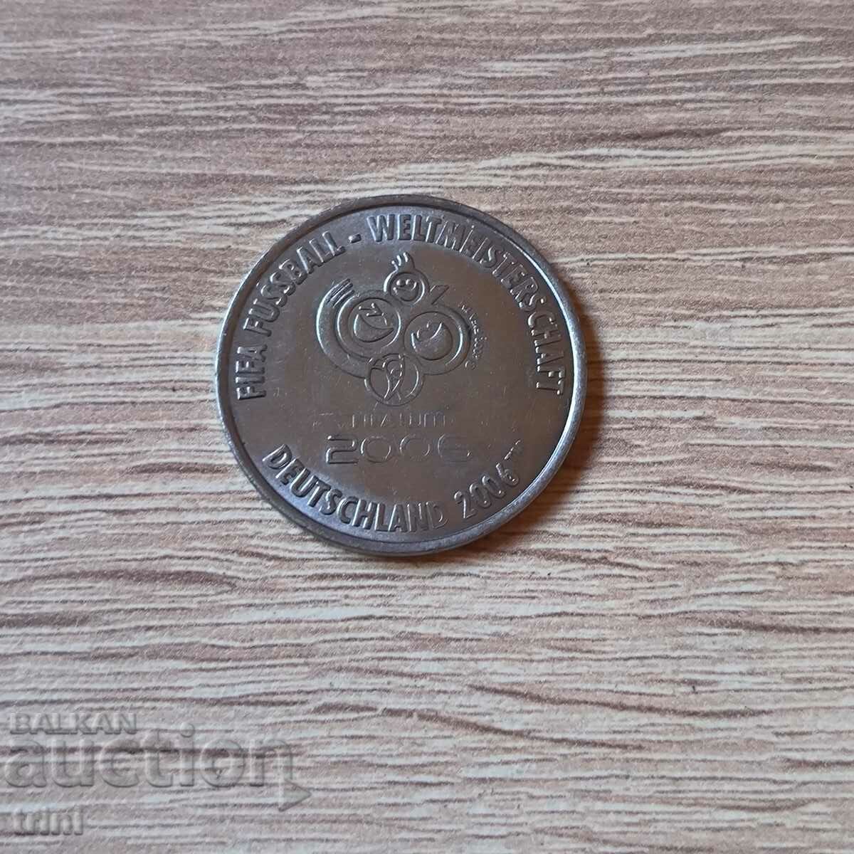 Token FIFA World Cup 2006 Germany with price 8.00 BGN | € 4.09 Token FIFA World Cup 2006 Germany with price 8.00 BGN | € 4.09