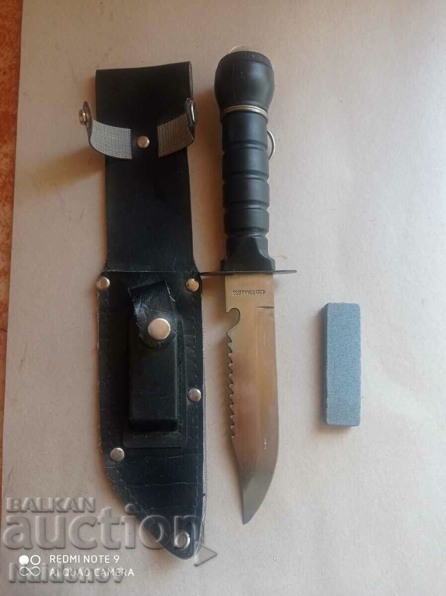 Rambo type survival knife