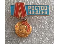 Badge. Rostov-on-Don - USSR Order of Lenin city