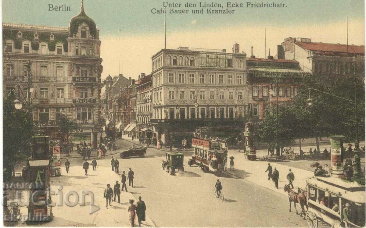 Old postcard - Berlin, Unter den Linden