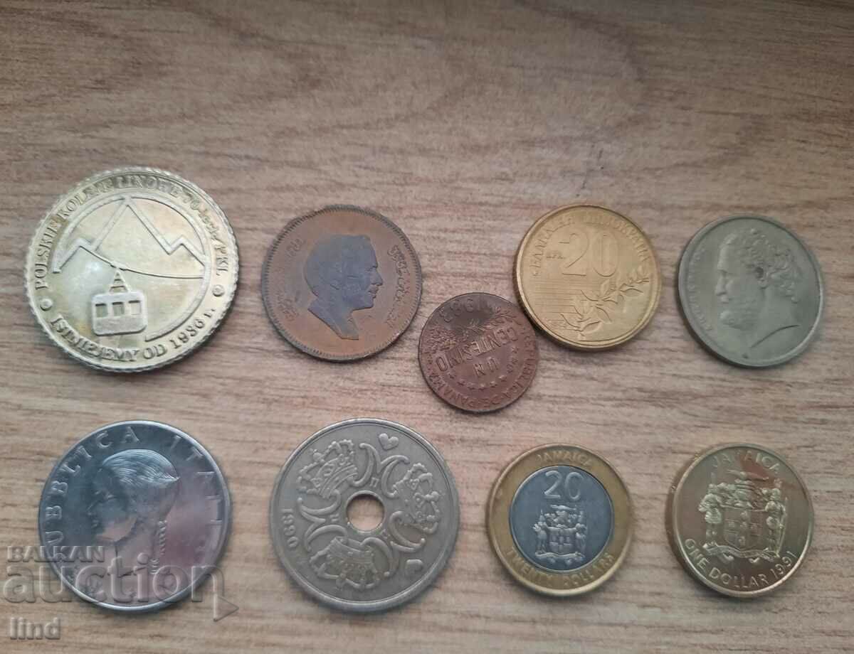 Licitație O mulțime de monede Turcia, Macedonia de Nord, Jamaica, Italia etc.